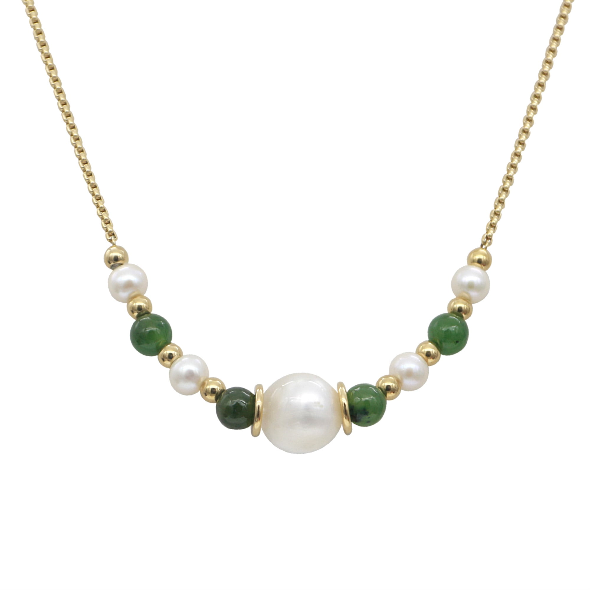 Link chain with T-bar and Amethyst crystals  freshwater pearls ~ 24Kt gold plated chain.