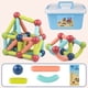 thumbnail image 1 of Magnetic sticks toy magnetic sticks building set building sticks blocks set magnetic sticks set Magnetic Building Sticks Toy Different Colors Shapes Freely Assemble Magnet ANGGREK Otros, 1 of 1