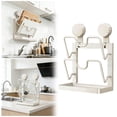 thumbnail image 2 of Huanglei Kitchen Lid Storage Rack Multifunctional Lid Holder U Shaped Vertical Holder With Removable Drip Tray For Countertop And Stove Top Has A Lid Storage Function, 2 of 6
