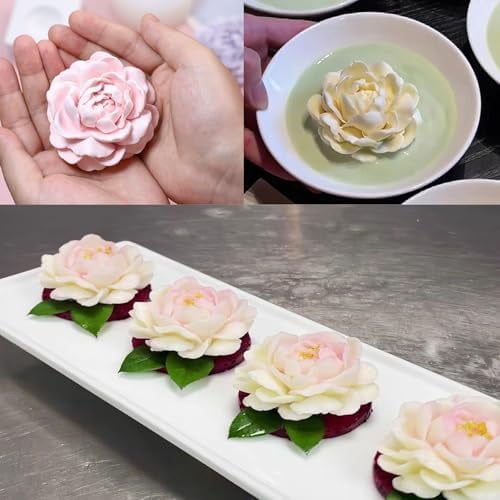6 Pcs Flower Candle Making Mold Silicone 3D Rose Butterfly Molds Kit De Rosas Silicona para Velas for Candle Bouquet DIY, Wax, Soap, Epoxy Resin, Clay Craft Home Decor Valentine's Day Gift