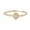 Style one, variant on 14K Gold over S925 Aquamarine Stone Ring with Daisy Flower Design, Elegant Gemstone Rings for Daily Wear with Delicate Detailing