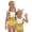 #A10-Beige, variant on Abcomgle Baby Girl Swimsuit Ruffled Stretchy One Piece Swimsuits for Little Girls Cute Sunflower Print Bathing Suits for Girls