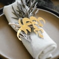 thumbnail image 1 of AURARMLET 4Ud Para Servilletas Dorados Decorativos Para De Cena Y Banquete, 1 of 7