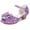 Purple, variant on Viluyesy Girls’ Summer Dress Sandals Pearl & Bow Embellished Heeled Sandals for Party, Pageant, and Stage Performance Pink Size 13.5 M