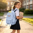 thumbnail image 4 of FYDUU Chick Backpack Girls School Bag Cute Kids Bookbag for Elementary Middle Student Casual Daypack Children Back to School Backpacks, 4 of 5