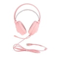 thumbnail image 1 of Auriculares para juegos sobre oreja con micrófono de Orejeras suaves, y de utilizar rosa6 Yotijar Auriculares para juegos con cable, 1 of 10