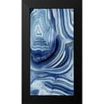 thumbnail image 2 of Carson, Danielle 11x18 Black Modern Framed Museum Art Print Titled - Agate Indigo I, 2 of 5