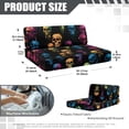 thumbnail image 7 of XYZCANDO Color Skull RV Dinette Cushions Stretchable RV Decor Comfortable Slip Covers for Loveseat Stylish Travel Trailer Accessories Camper Must Haves, 7 of 7