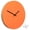 Orange, variant on Clockswise 12-Inch Modern Minimalist DIY Wall Clock Blank Wooden Dial Decorative Timepiece with Paintable Surface for Creative Customization Personalized Home Decor and Craft Projects, Black