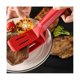 thumbnail image 1 of Pinzas de cocina de silicona, juego de pinzas de espátula con núcleo de acero inoxidable para barbacoa, pinza para dar la vuelta al pescado, Fr Red, 1 of 5