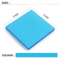thumbnail image 5 of Notas autoadhesivas 3x3 Notas adhesivas de colores brillantes 8 blocs 50 hojas/bloc (azul) Fácil de pelar, súper pegajoso, se retira limpiamente, 5 of 5