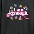 thumbnail image 3 of Barbie The Movie - I Am Kenough Icons - Women's Lightweight French Terry Long Sleeve Shirt, 3 of 5