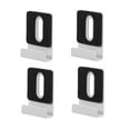 thumbnail image 6 of HEALEEP 4pcs Mirror Holder Heavy Duty Wall Mount Mirror Holder Clip Wall Display Bracket, 6 of 8