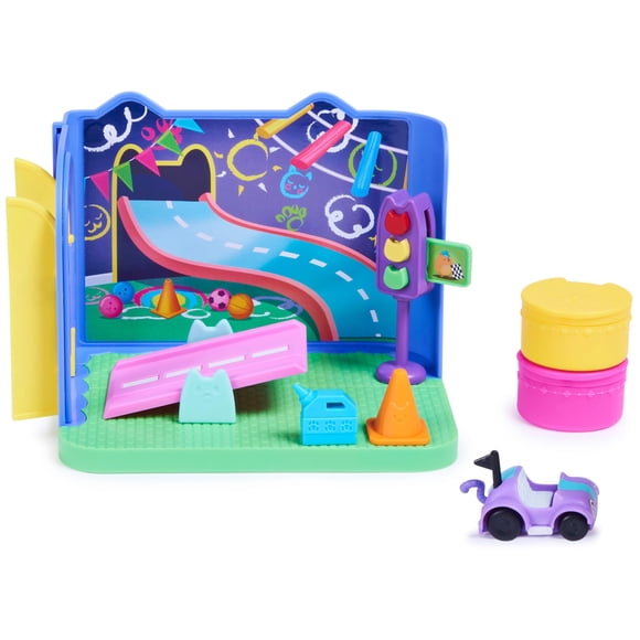 Sala de juegos Carlita Purr-ific de Toy Gabby's Dollhouse con coche para mayores de 3 Gabby's Dollhouse 1
