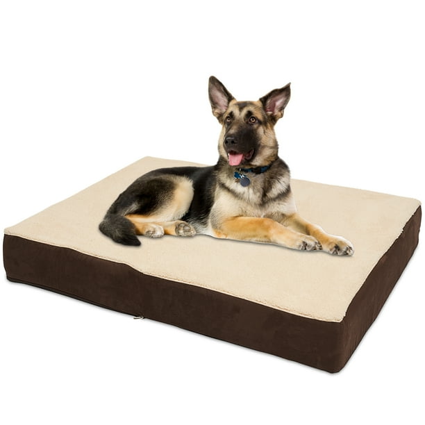 KOPEKS Rectangular Orthopedic Memory Foam Dog Bed XL Includes
