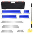 thumbnail image 2 of Mulaxen Drywall Skimming Blade Set, Stainless Steel 9",15" ,23" & 31" Skimming Blades with 50" Extension Handle Pole, Professional Drywall Skimming Tools for Smoothing Wall and Ceiling, 2 of 8