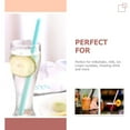 thumbnail image 4 of 3 Sets of Reusable Straws Multi-function Straws Household Smoothie Straws (Random Color), 4 of 6