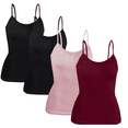 thumbnail image 1 of Set 4 Blusas Mujer Tirantes Unitalla Casual Blusa Crop Top Dama, 1 of 5