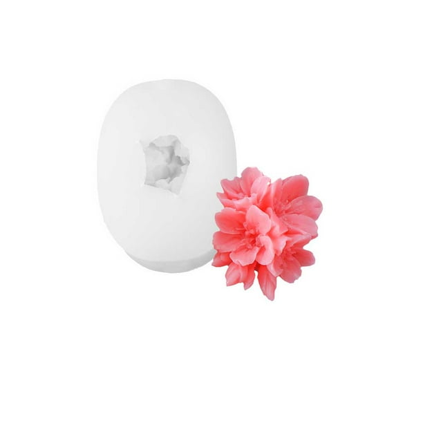 Naiovety Molde de silicona Flores hechas a mano Aromaterapia Arte Artesanía Suministros aromática Jabón Jalea Moldes Decoración Panadería Herramientas y accesorios para hornear racimo de flores Naiovety HA061355-05B