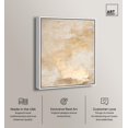 thumbnail image 2 of Sun Brust Gilding I Canvas Print Minimalist Art by Art Remedy, White Frame, 24 x 30, 2 of 6
