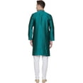 thumbnail image 3 of Maple Clothing Men's Kurta Pajama Indian Wedding Party Wear (Green, 3XL), 3 of 5