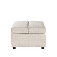 thumbnail image 5 of Miekor Furniture Twin Size Folding Ottoman Sleeper Bed with Mattress Convertible Guest Bed Light Gray W5UAAE, 5 of 9