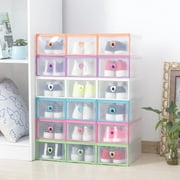 Women'S Drawer Type Transparent Shoe Box Thick Plastic Edging Storage Shoe Box