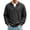 Black, variant on Long Sleeve Tops for Men Fashion Turndown Collar Solid Color Casual Top Loose Soft Comfort Athletic Tee Shirts
