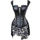 thumbnail image 1 of Corsé de piel sintética para mujer, vestido con corsé sobre el pecho, tallas grandes, 1 of 5