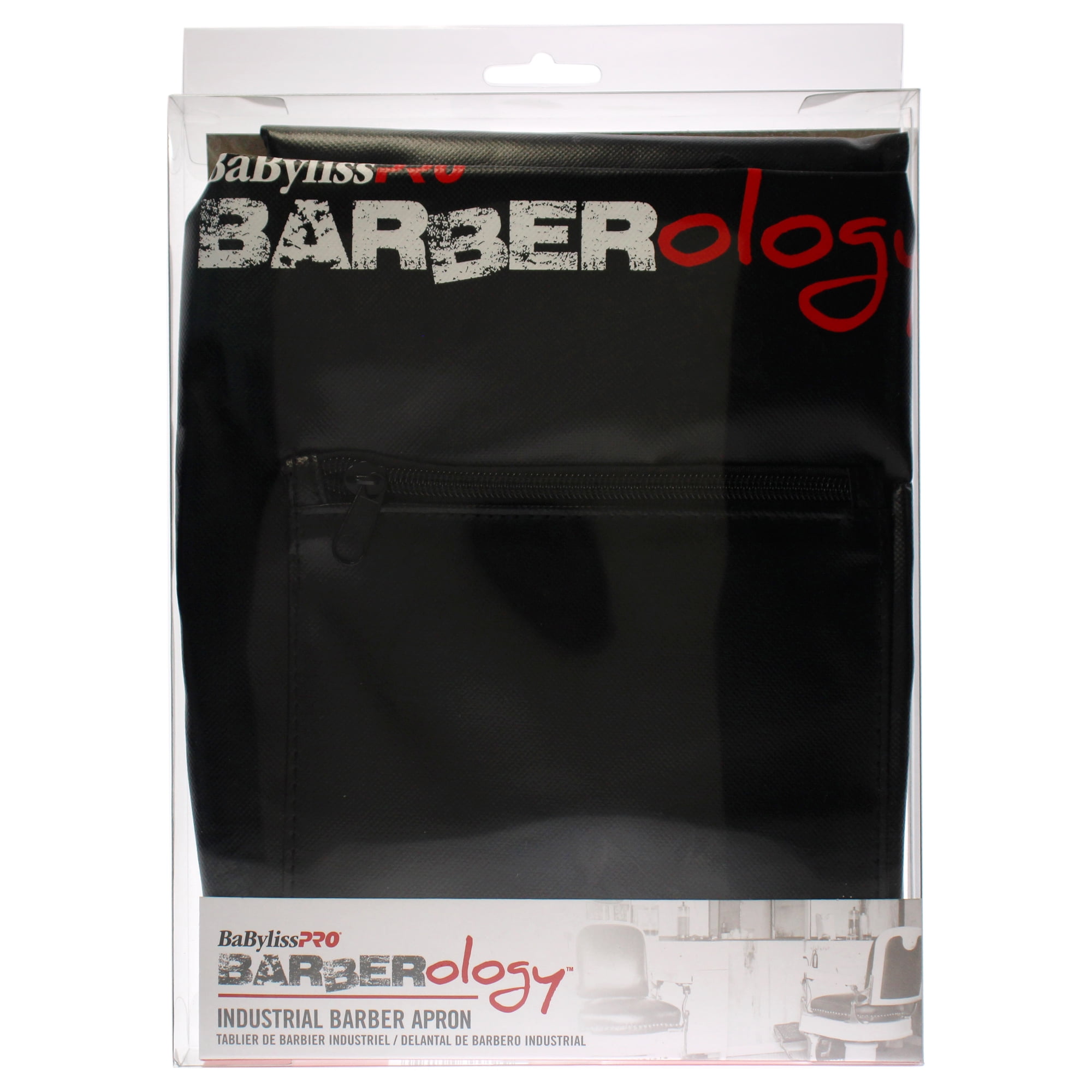 BaBylissPRO Barberology Industrial Barber Apron - 3 Zippered Pockets