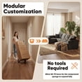 thumbnail image 6 of Homall 126" Modular Sectional Sofa U-Shaped Boneless No Assembly Required Cloud Couches with Deep Seat for Living Room, 6 of 8