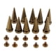 thumbnail image 2 of 10 Conjuntos Tornillos De Aleación Tornillos De Cono Trasero Remaches Para Zapatos De Cuero Bolsas Decoración Bronce 10x25mm Zulema Spike Rivet Studs for Craft, 2 of 6