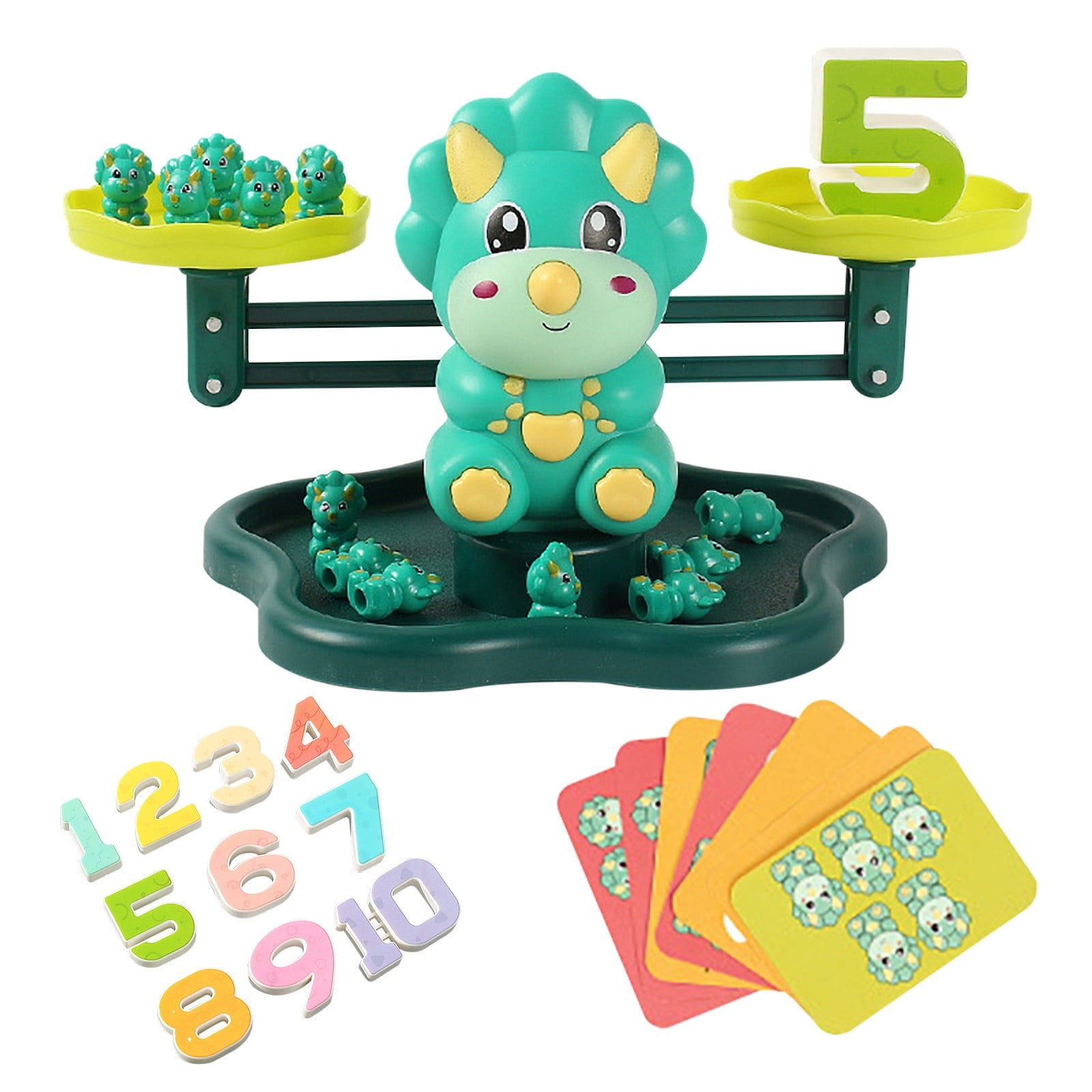 Educational Sensory Learning Toys for Children ECR4Kids Jumbo Connect-a-Cog Math Manipulatives Building Kit 240-Piece Set 
