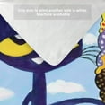 thumbnail image 6 of Pete the Cat-themed Bed Sheet Set Three Piece Set Comfortable And Skin Friendly Unique Design Home Decor Gifts For Family Friends fans54''x79''（135cm*200cm）, 6 of 6