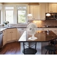 thumbnail image 2 of Lasko 12" Oscillating Performance Table Fan with 3 Speeds, 18.5" H, White, 2501, New, 2 of 2