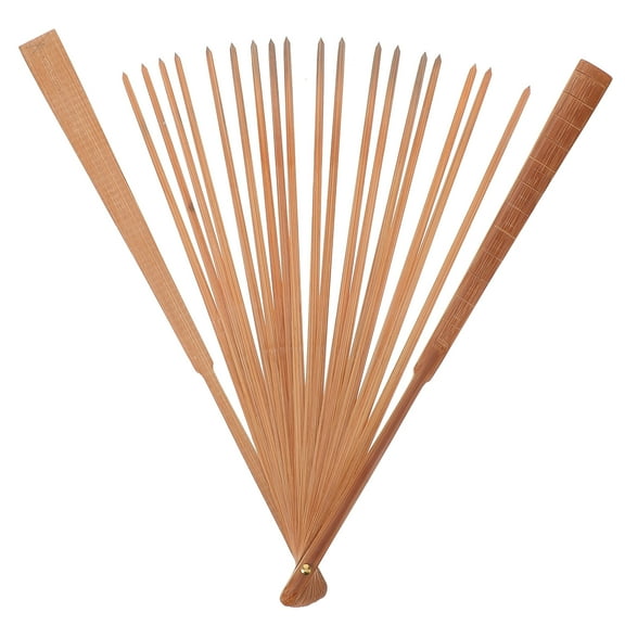 MRLESS Bamboo Frame for Folding Fan Making, Sturdy Blank Fan Frame Material Ideal for DIY Custom Fans