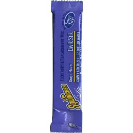 Sqwincher ZERO Qwik Stik - Sugar Free Electrolyte Powdered Beverage Mix, Grape 060107-GR (Pack of