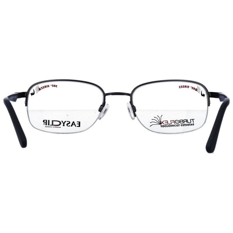 EasyClip Mens Prescription Glasses EC338 Grey Walmart