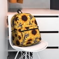 thumbnail image 5 of Fotbe Artistic Zebra Print Sunflower Mochila Ligera Casual para Laptop para Hombres y Mujeres, Mochila Impermeable de Uso Diario, Mochila para Universidad, 5 of 5