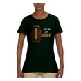 thumbnail image 2 of Wild Bobby Football Fingerprint It's in My DNA Sports Women Graphic Tee, 2 of 6