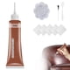 thumbnail image 2 of Kit de crema de relleno reparador de cuero | Restaura asientos de coche, sofás, chaquetas y bolsos | Protección de brillo duradera | Cuidado de la piel multiusos | Incluye pincel, raspador, papel de, 2 of 6