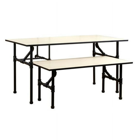 Pipeline Nesting Table, Matte Black - Small