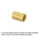 thumbnail image 5 of Adaptador de tubo hueco roscado de latón Uxcell de 15mm de largo, conector de tuerca reductora, paquete de M10 a M8 6, 5 of 5