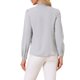 thumbnail image 3 of Blusa de trabajo de manga larga con botones y cuello atado para mujer INSPIRE CHIC XL Gris Claro, 3 of 6
