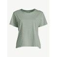 thumbnail image 5 of Free Assembly Women's Crop Box Tee with Short Sleeves, Sizes XS-XXXL, 5 of 8