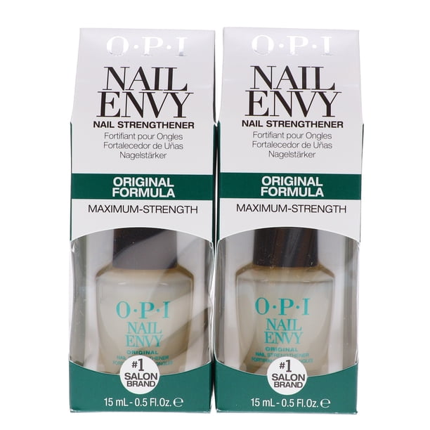 2pack Opi Original Nail Envy Nail Strengthener Maximum Strength Formula 0 5 Oz Mango Six B M Walmart Com