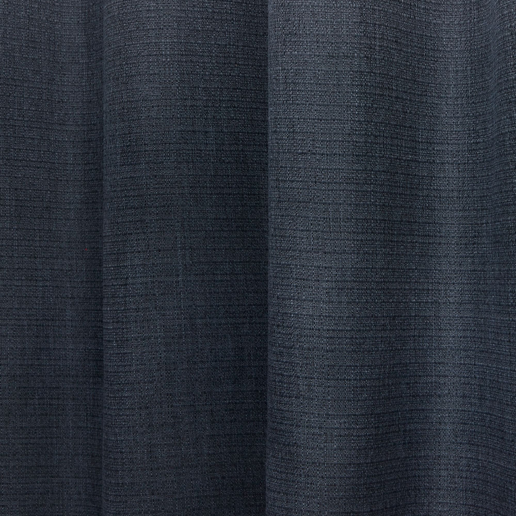 Exclusive Home Bastian Room Darkening Blackout Grommet Top Curtain Panels, 52"x84", Indigo, Set of 2