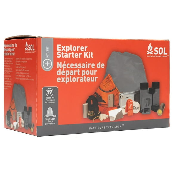survivre plus longtemps à l'extérieur Trousse de démarrage pour explorateurs