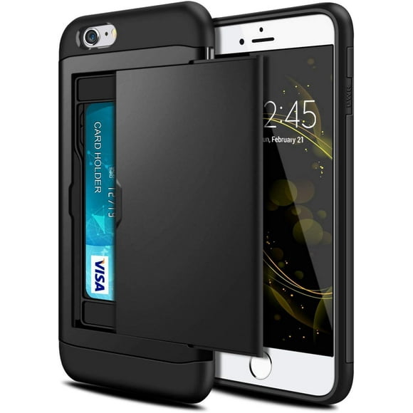 Vultic Wallet Armor iPhone 8 Case/ iPhone 7 case / iPhone SE 2020 Case, Shockproof Impact Resistant Credit Card Holder