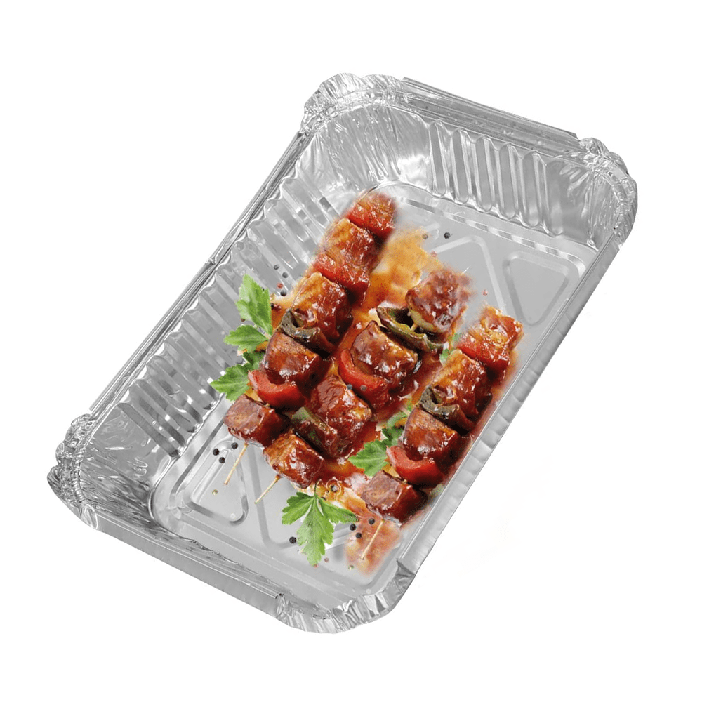 Freedo Aluminum Pans Cookie Sheet Baking Pans Disposable Aluminum Foil Trays Durable Nonstick Baking Sheets for Picnic Or Taking Food On A Day Trip